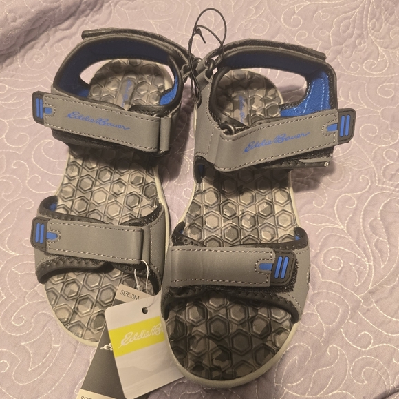 Eddie Bauer Kids Sandals in Gray and Blue - Picture 1 of 7